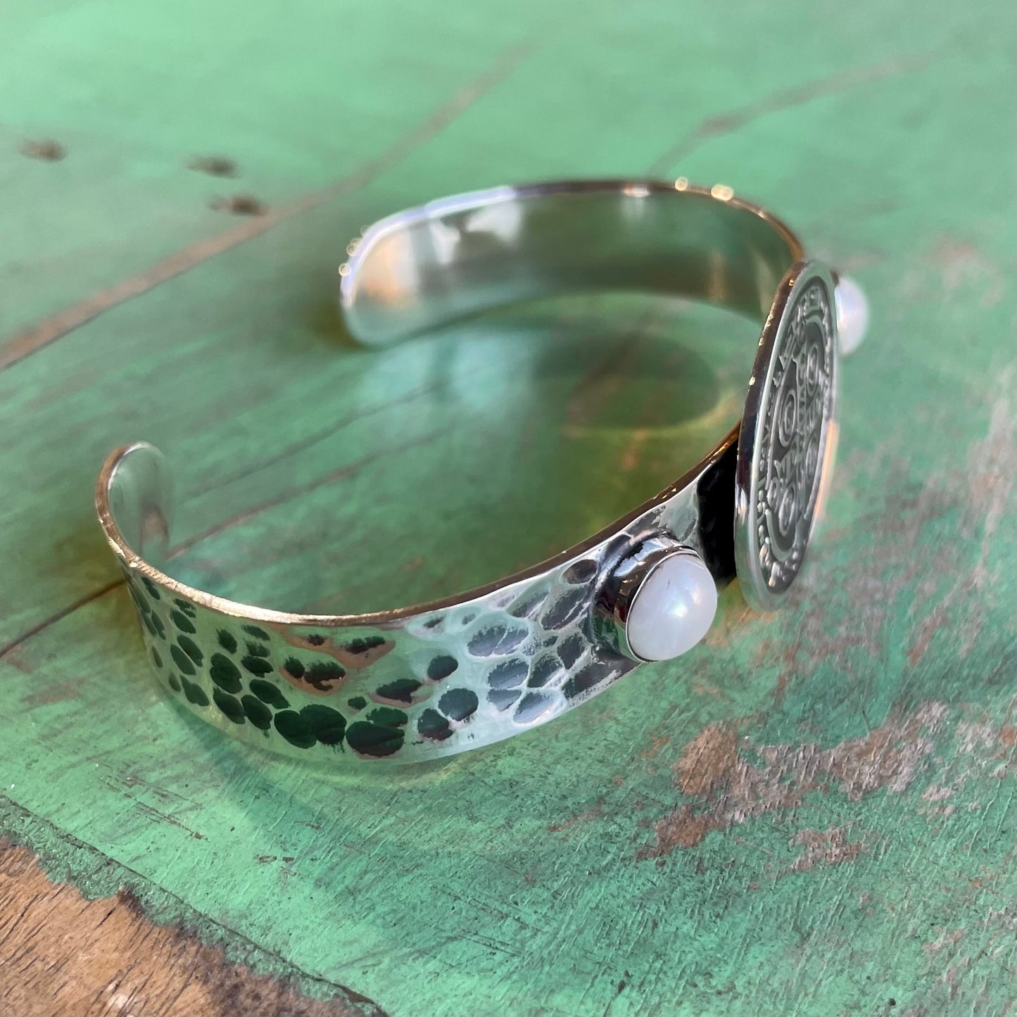 Sterling Silver and Freshwater Pearl Cuff