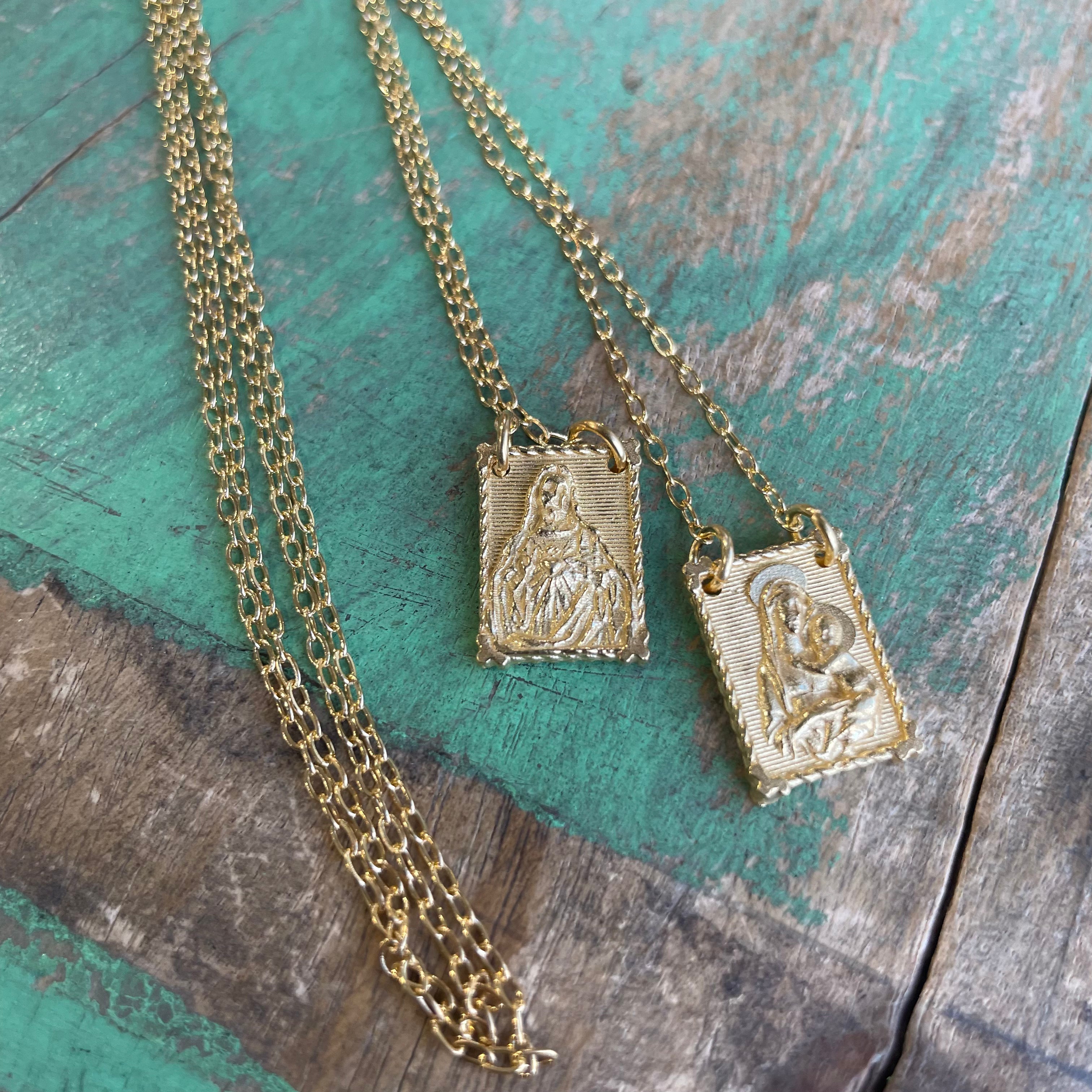 Italian Sterling Silver Scapular
