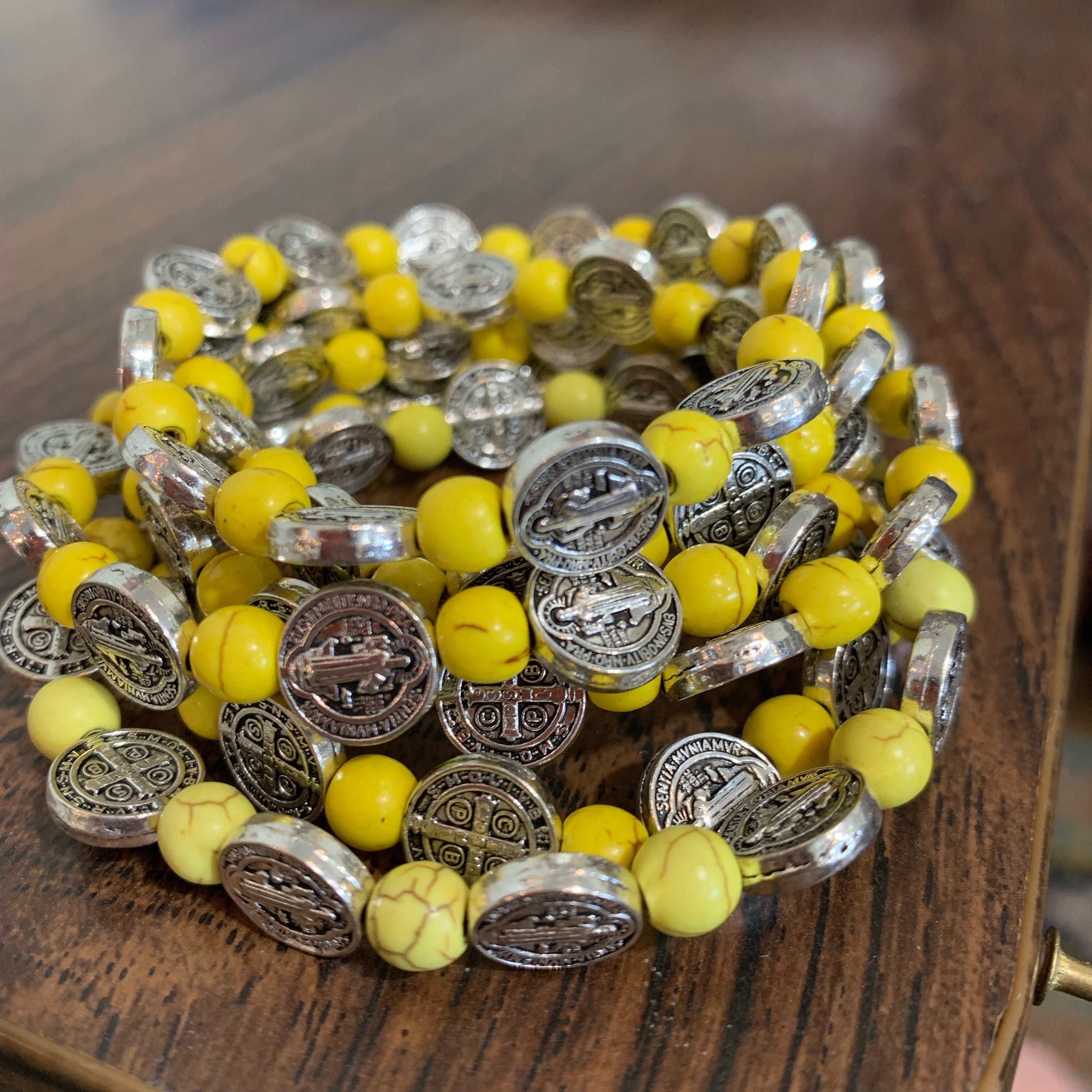 Round Bead Blessings Bracelet