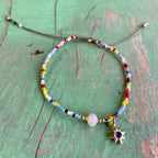 Mini Seed Bead Adjustable Bracelet