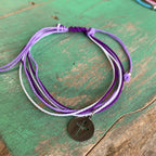 Six Cord Cross Bracelet