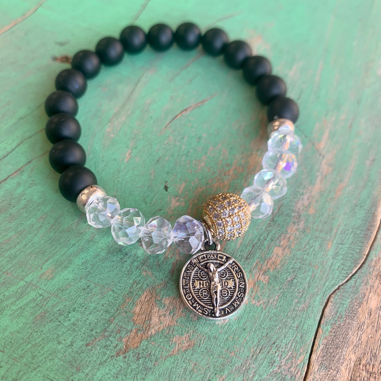 St Benedict Pave Bracelet