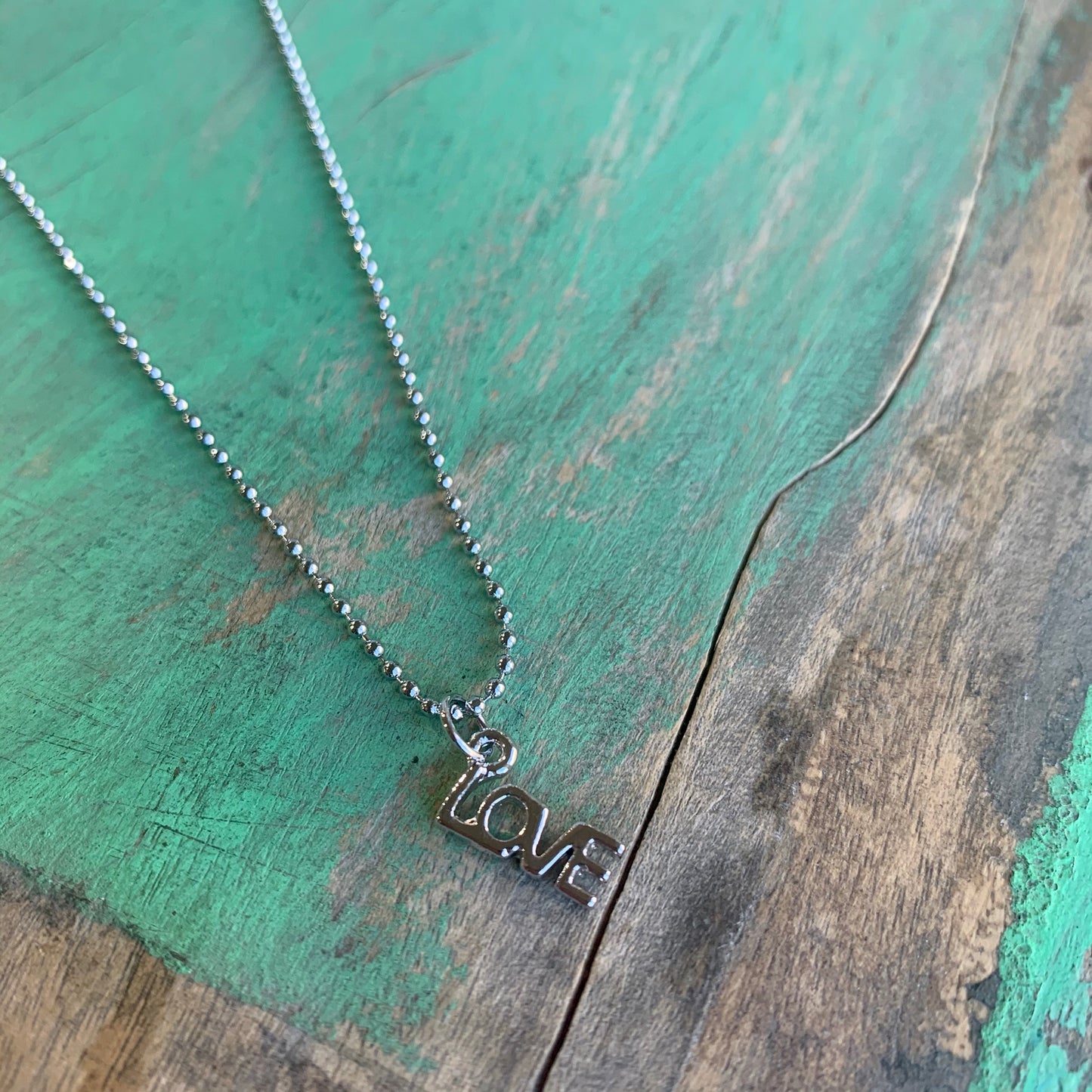 Simple Love Electroplated Necklace