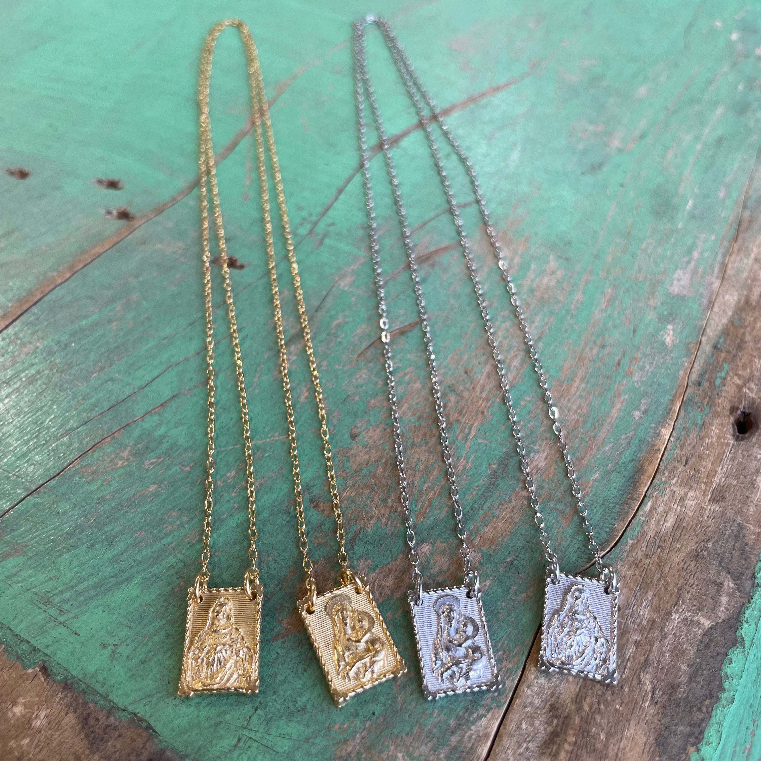 Italian Sterling Silver Scapular