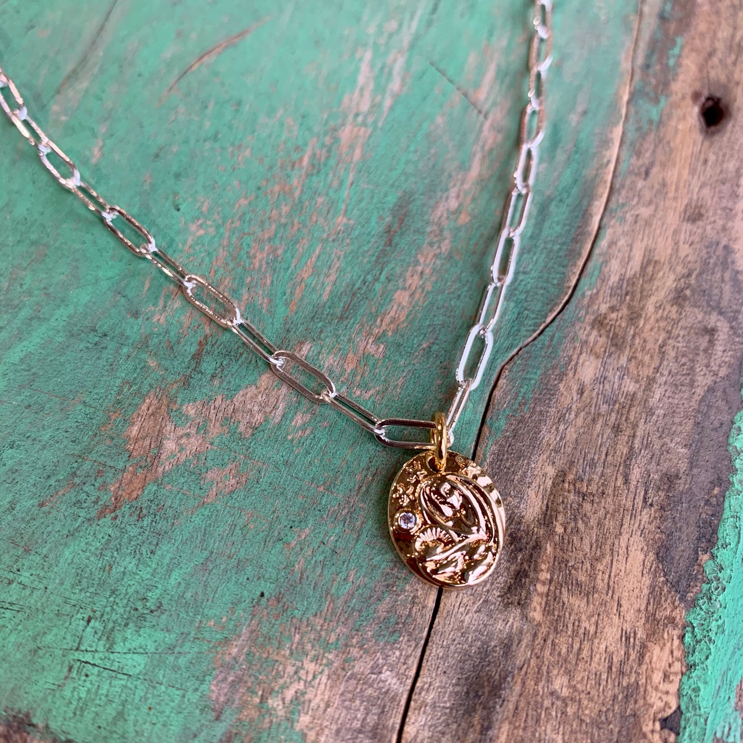 Madonna and Child Chain Necklace