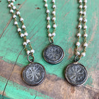 Lydia’s Round Sacred Heart Necklace
