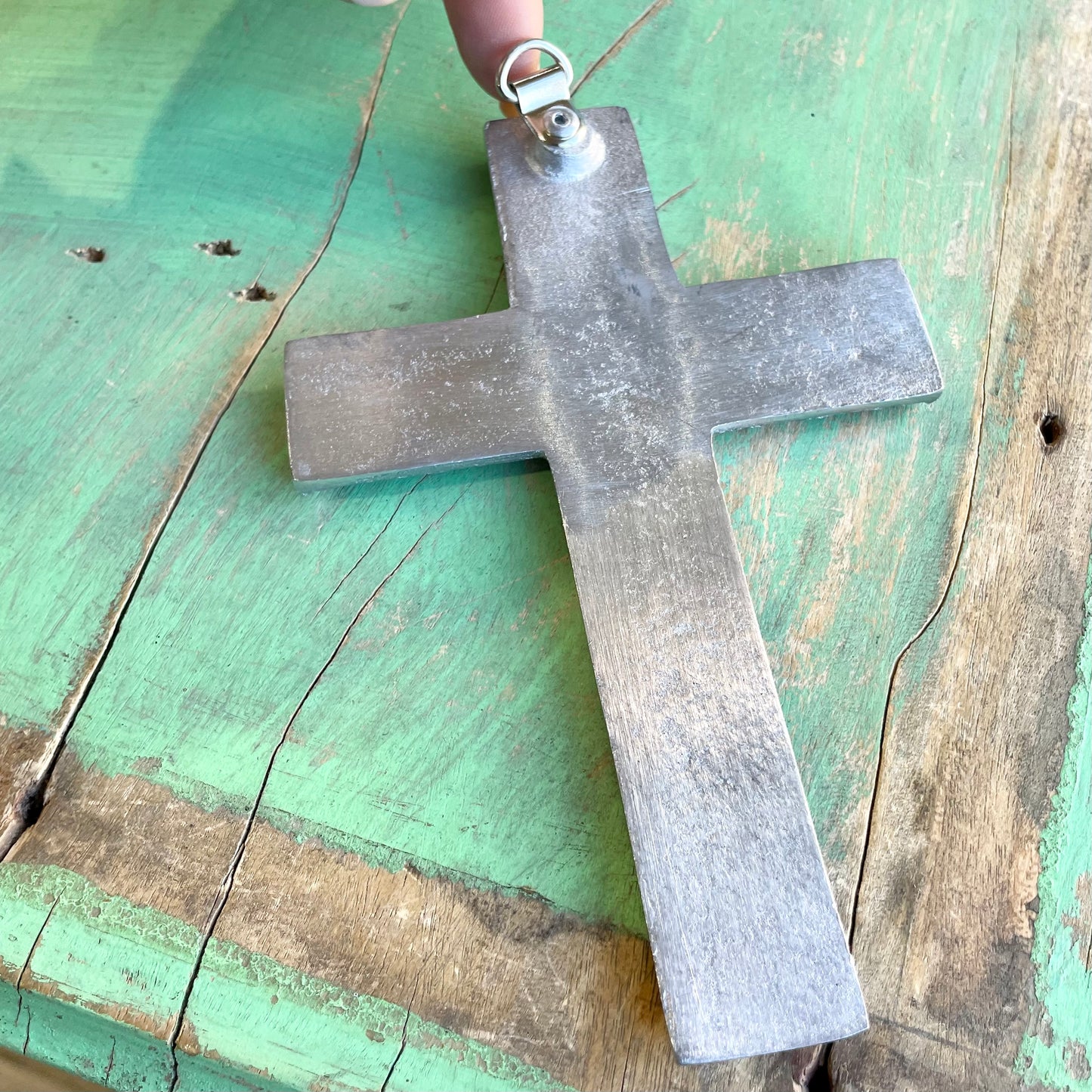 Simple Pewter Cross