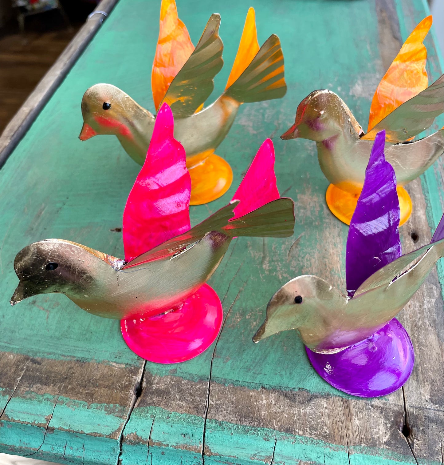 Gold Tin Doves