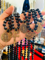 Lava and Bronze Necklace