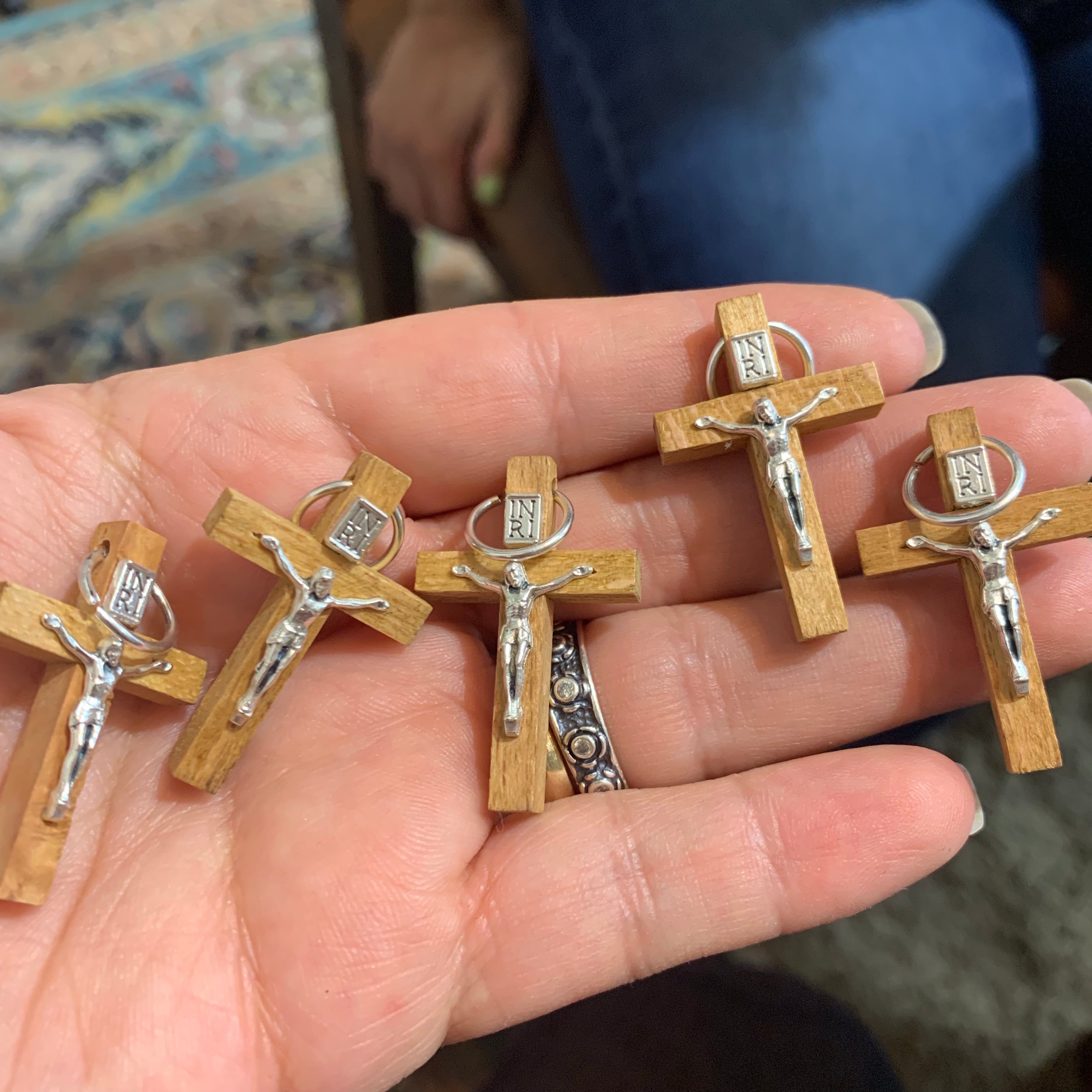 1.5” Wooden Crucifix