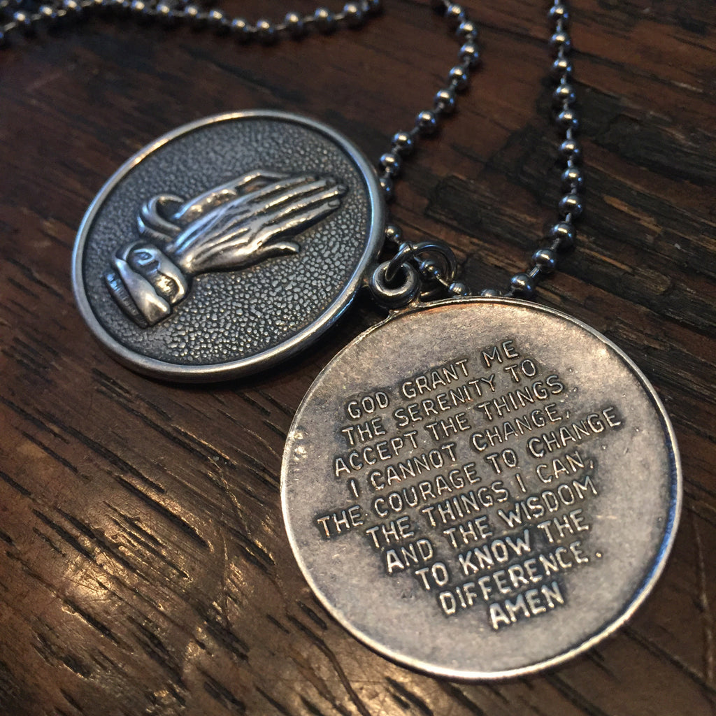 Stainless Steel Ball Chain Prayer Necklace