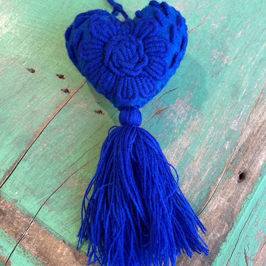 Solid Heart Tassel Blessings