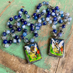 Lydia Rectangular Art Necklace