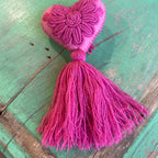 Solid Heart Tassel Blessings