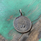 Round Miraculous Medal Sterling Silver