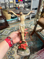 Standing Crucifix with Roses