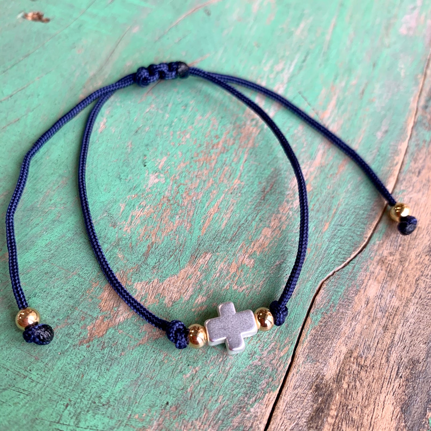 Cross Cord Bracelet