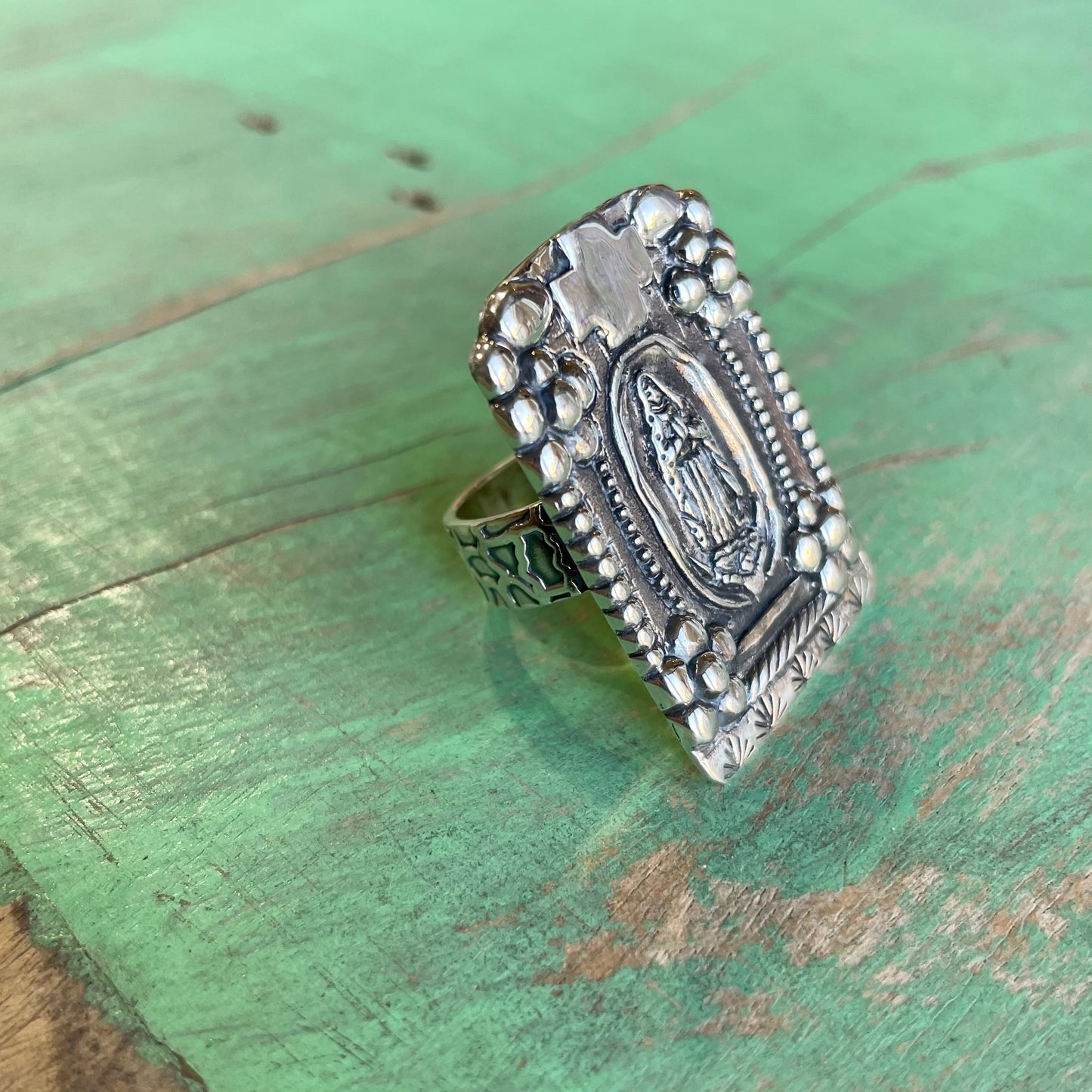 Sterling Silver Lupita Cuff, Pendant and Ring
