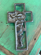 The Face of Jesus Pewter Cross