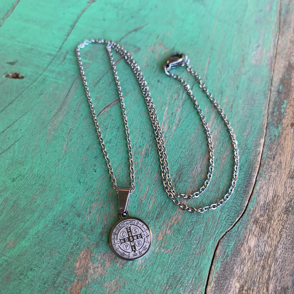 Small Saint Benedict Necklace