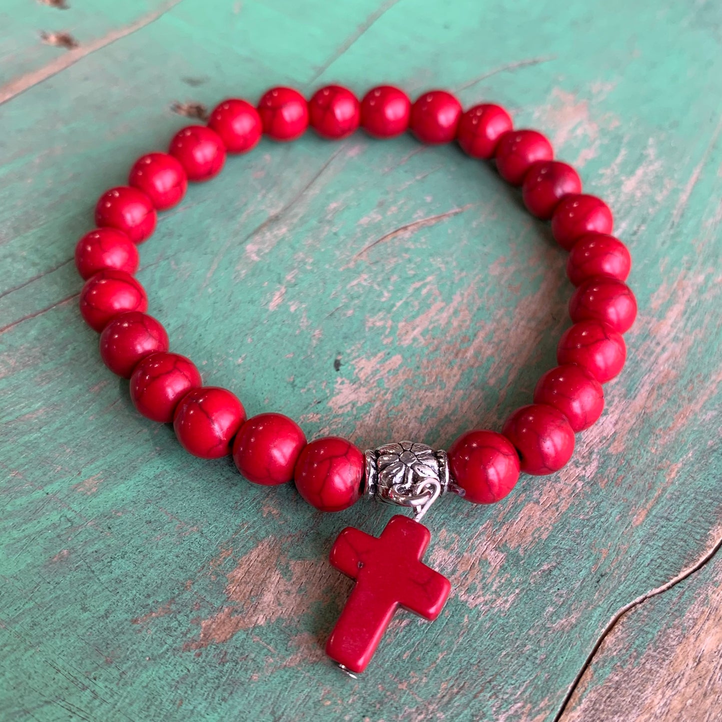 Dangle Cross Faith Bracelet