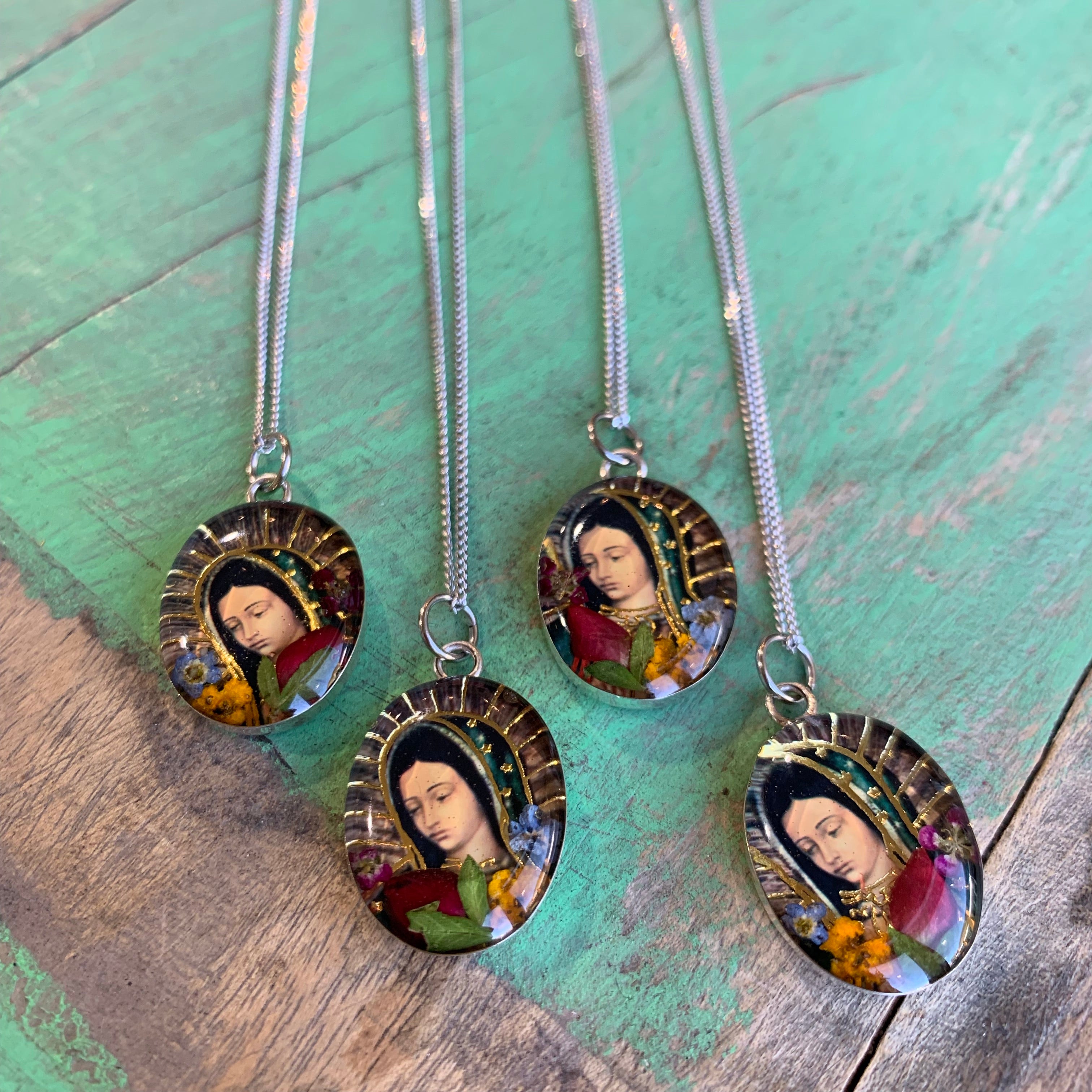 Sterling Silver Colorful OLG Necklace