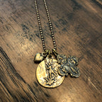 Bronze Saint Necklace