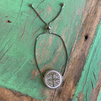 Mother of Pearl St. Benedict Adjustable Bracelet