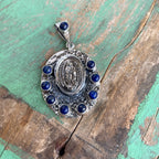 Sterling Silver Lapis OLG Pendant