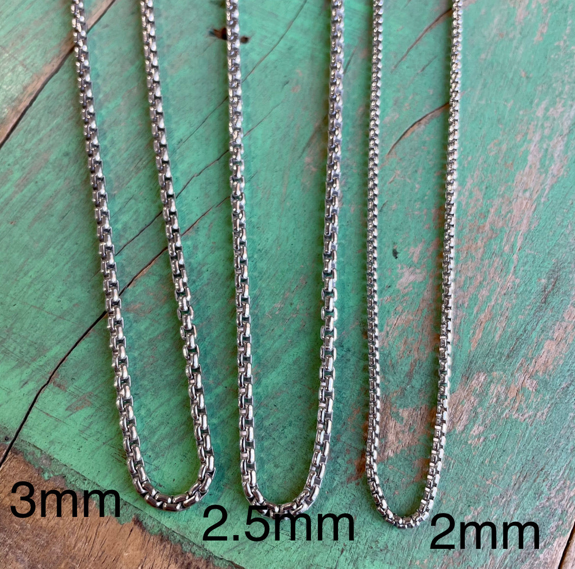 Sterling Silver 2mm Box Chain