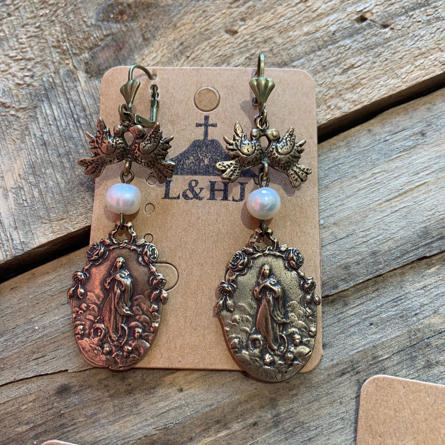 Ave María Vintage Inspired Earrings