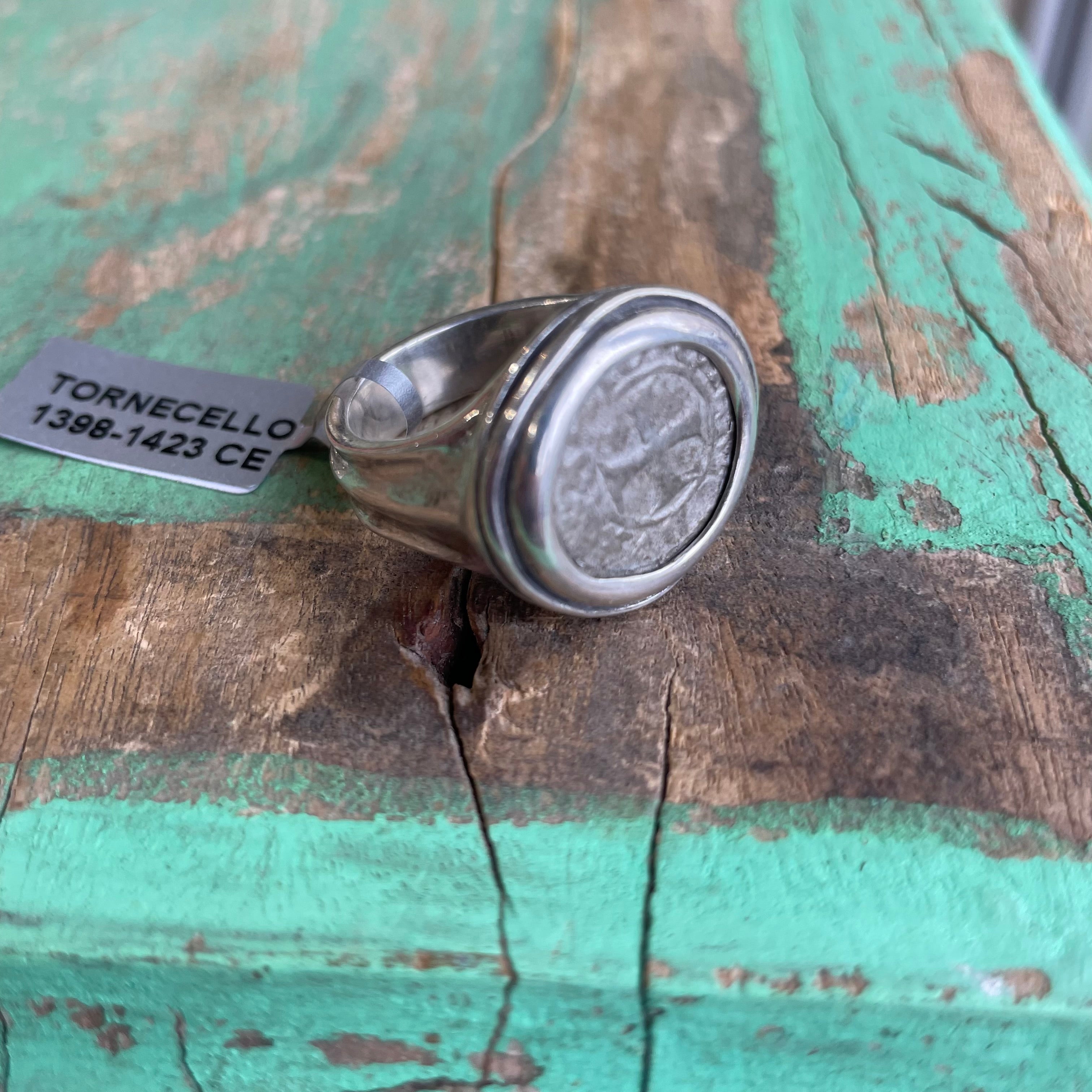Sterling Silver Tornesello Coin