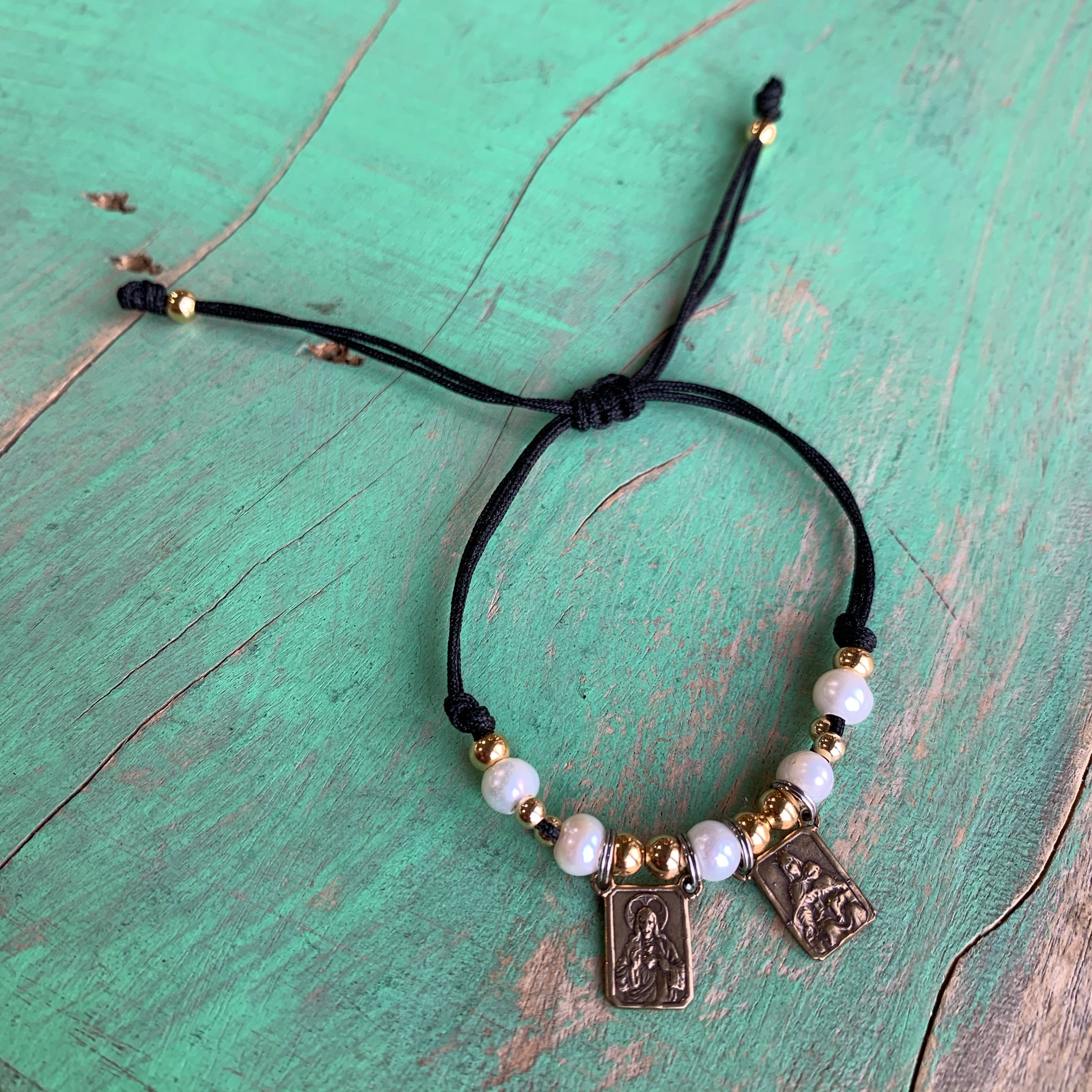Bronze Scapular Bracelet