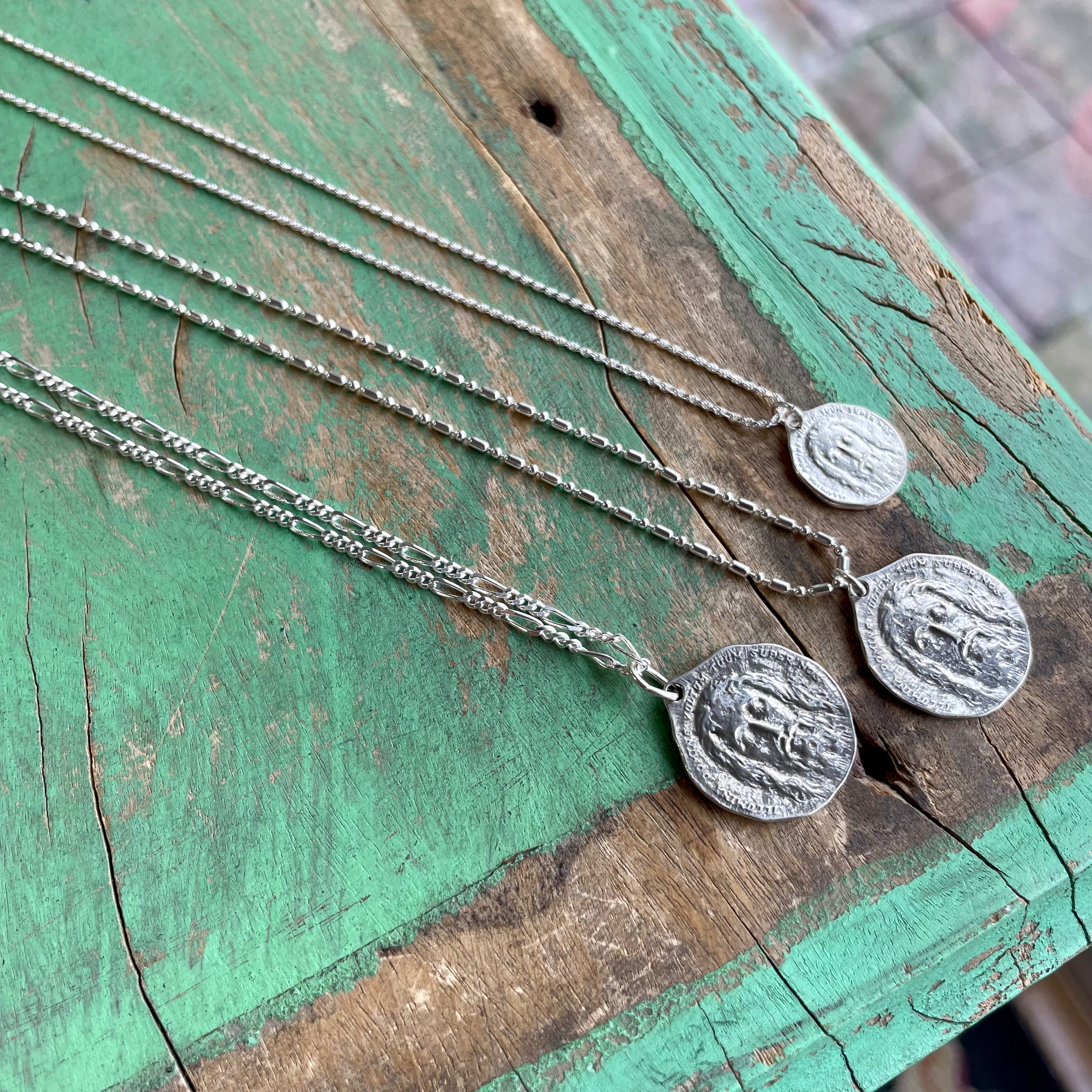 Holy Face of Jesus Sterling Silver Medallions