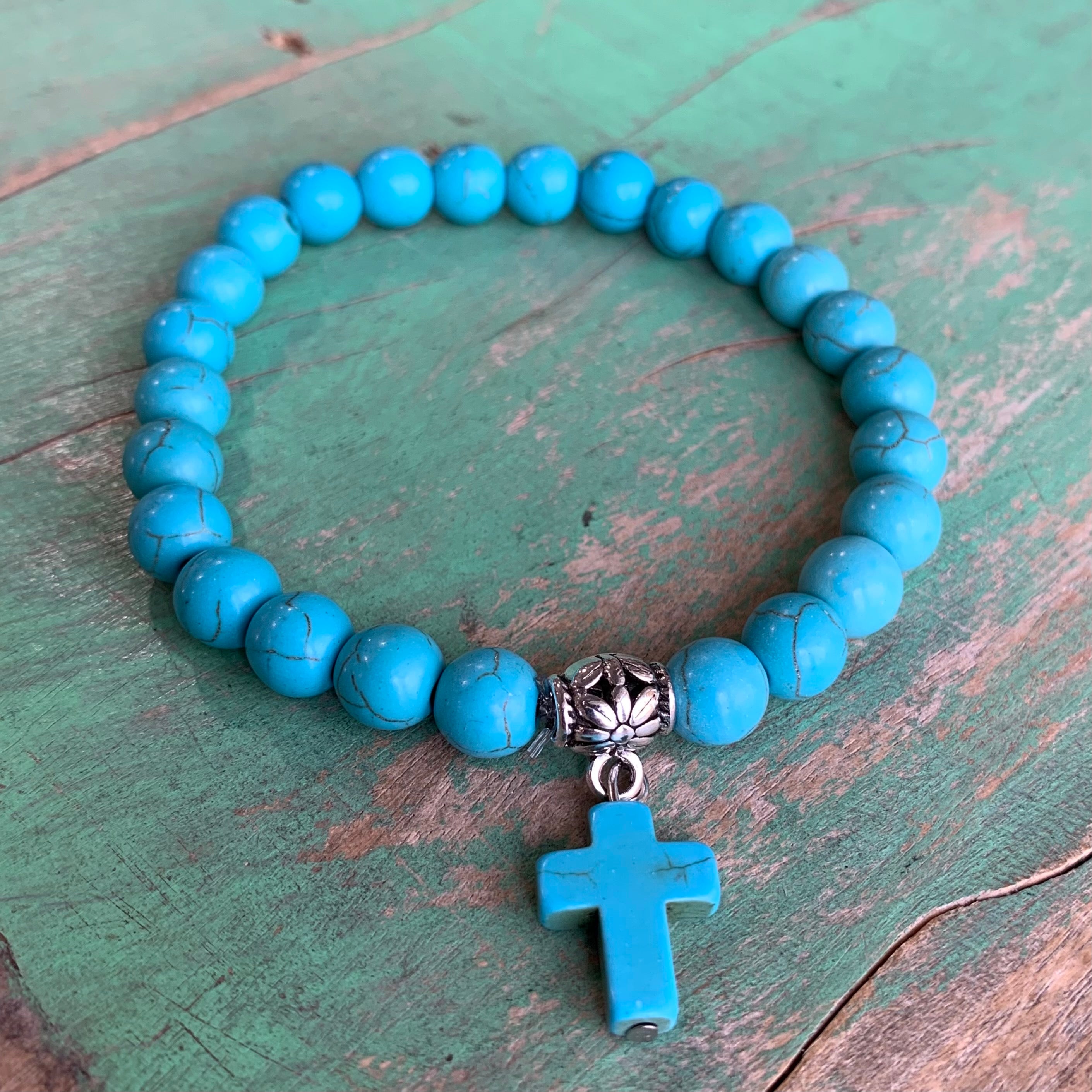 Dangle Cross Faith Bracelet