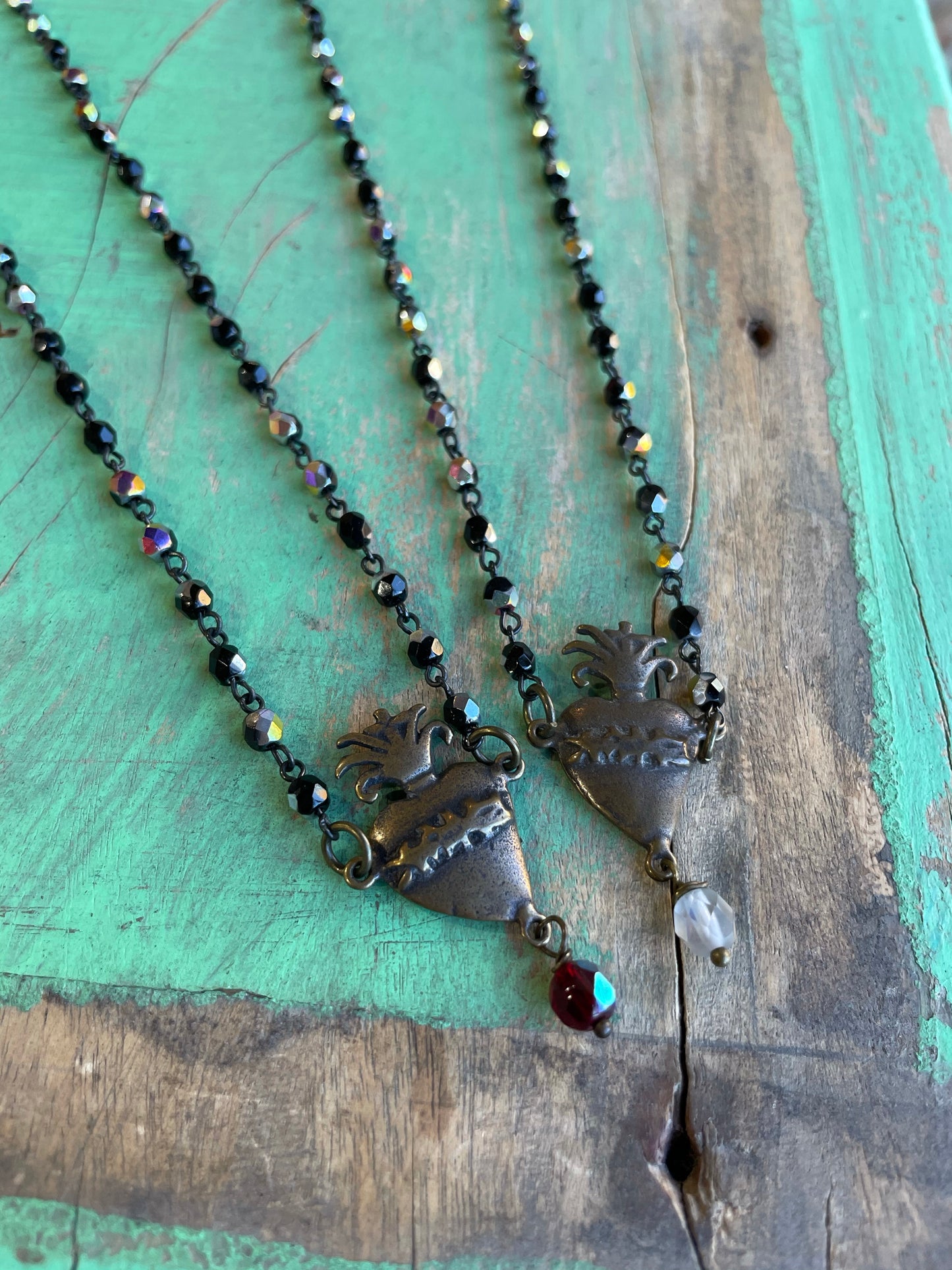 Sacred Heart Centerpiece Necklace