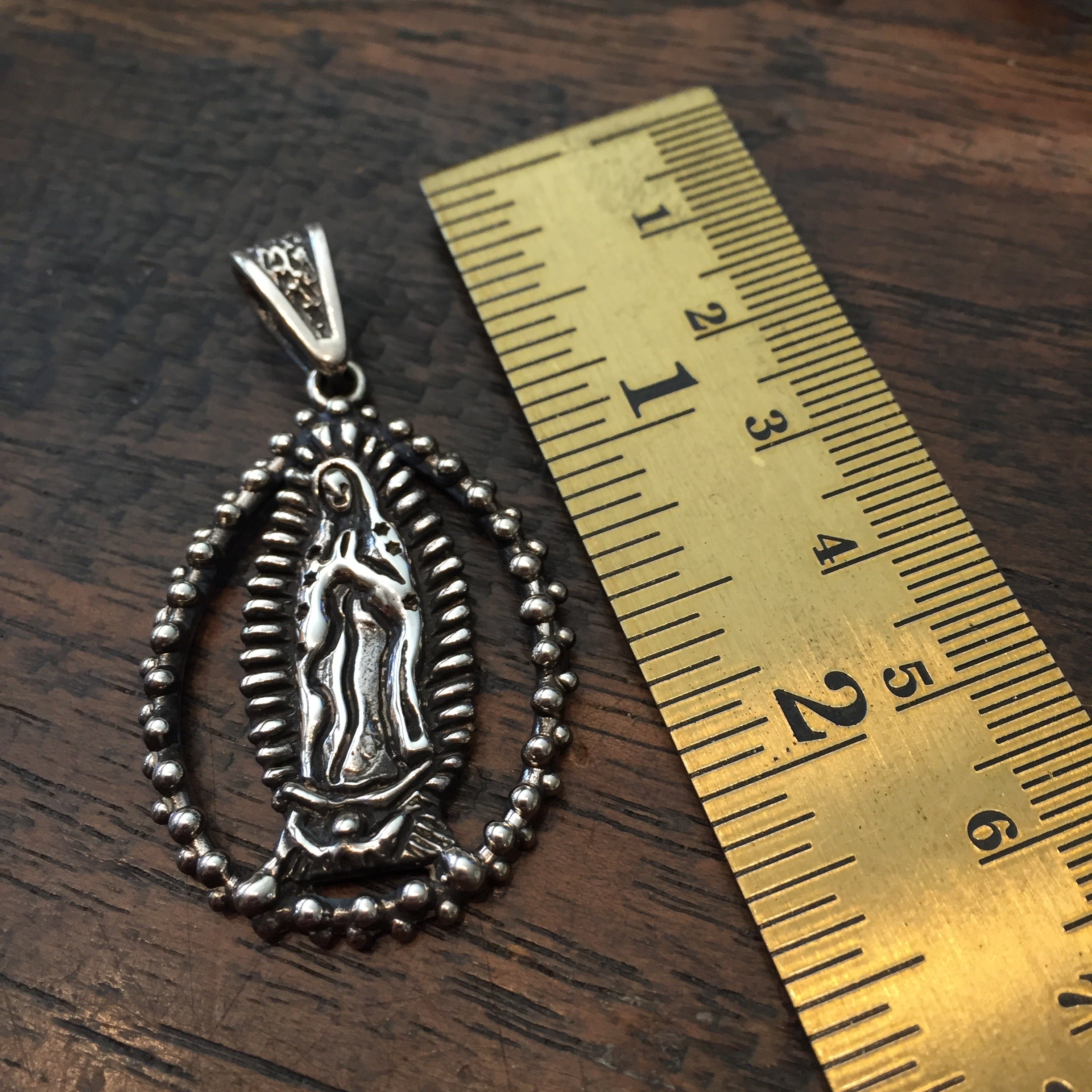 Sterling Silver OLG Teardrop Pendant
