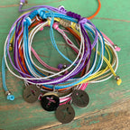 Six Cord Cross Bracelet