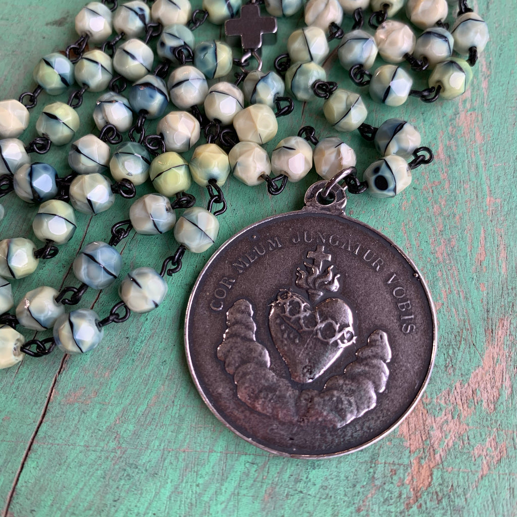Green Tiger Eye Faith Necklace