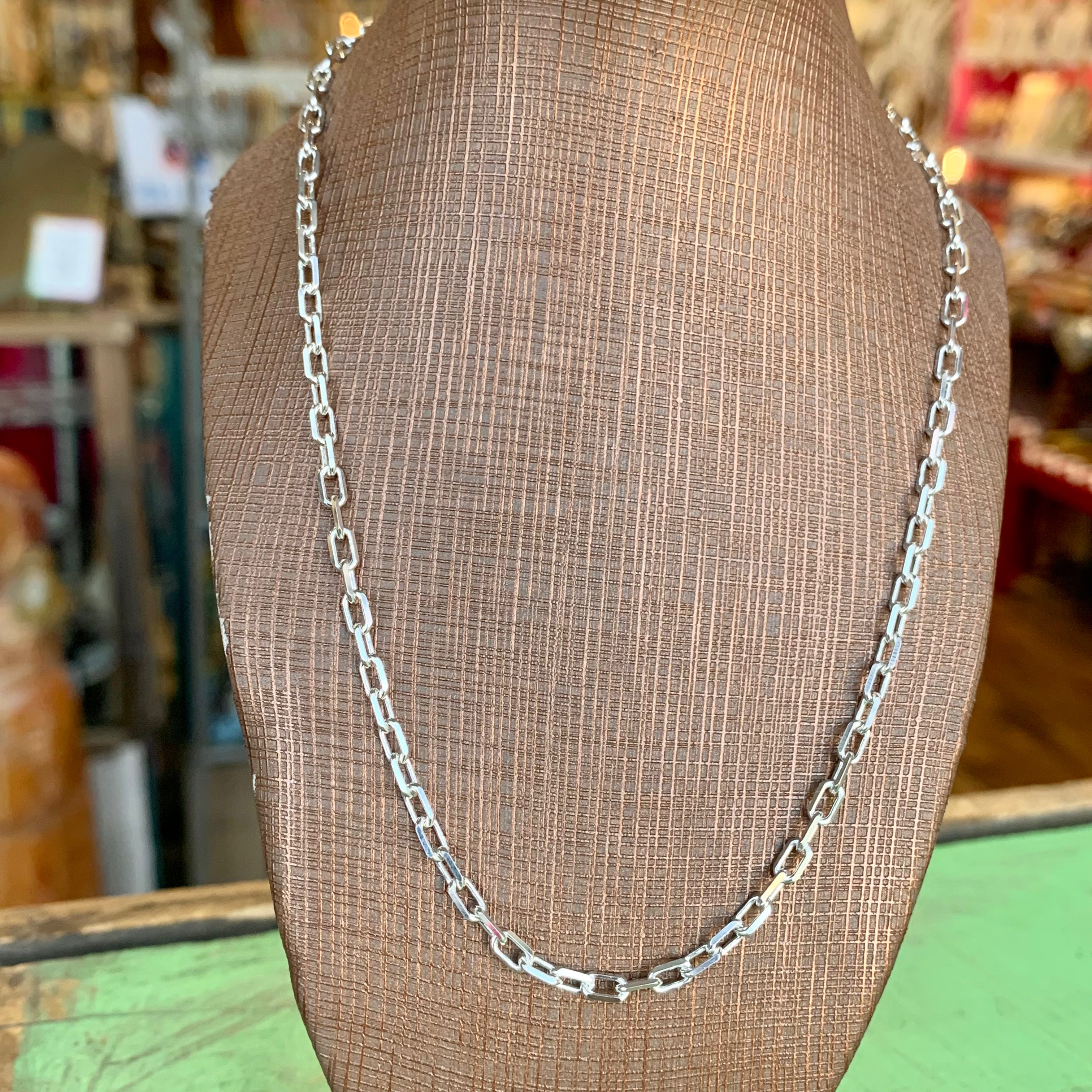 Anchor Sterling Silver Chain