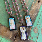 Lydia’s Art Rectangular Necklace