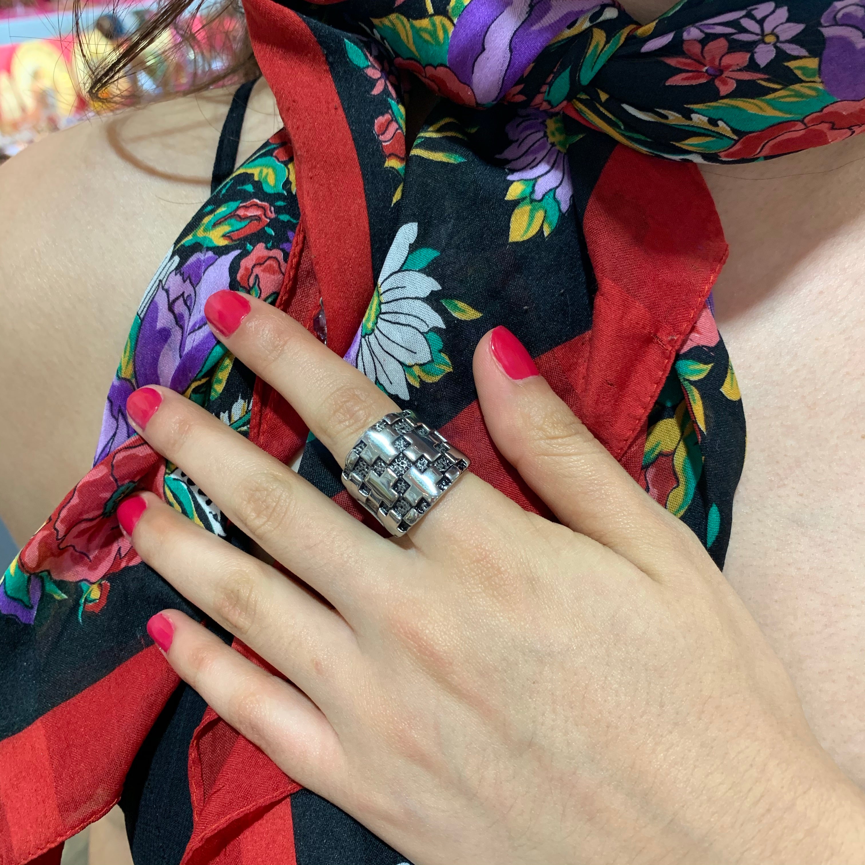 Chunky Crosses Ring