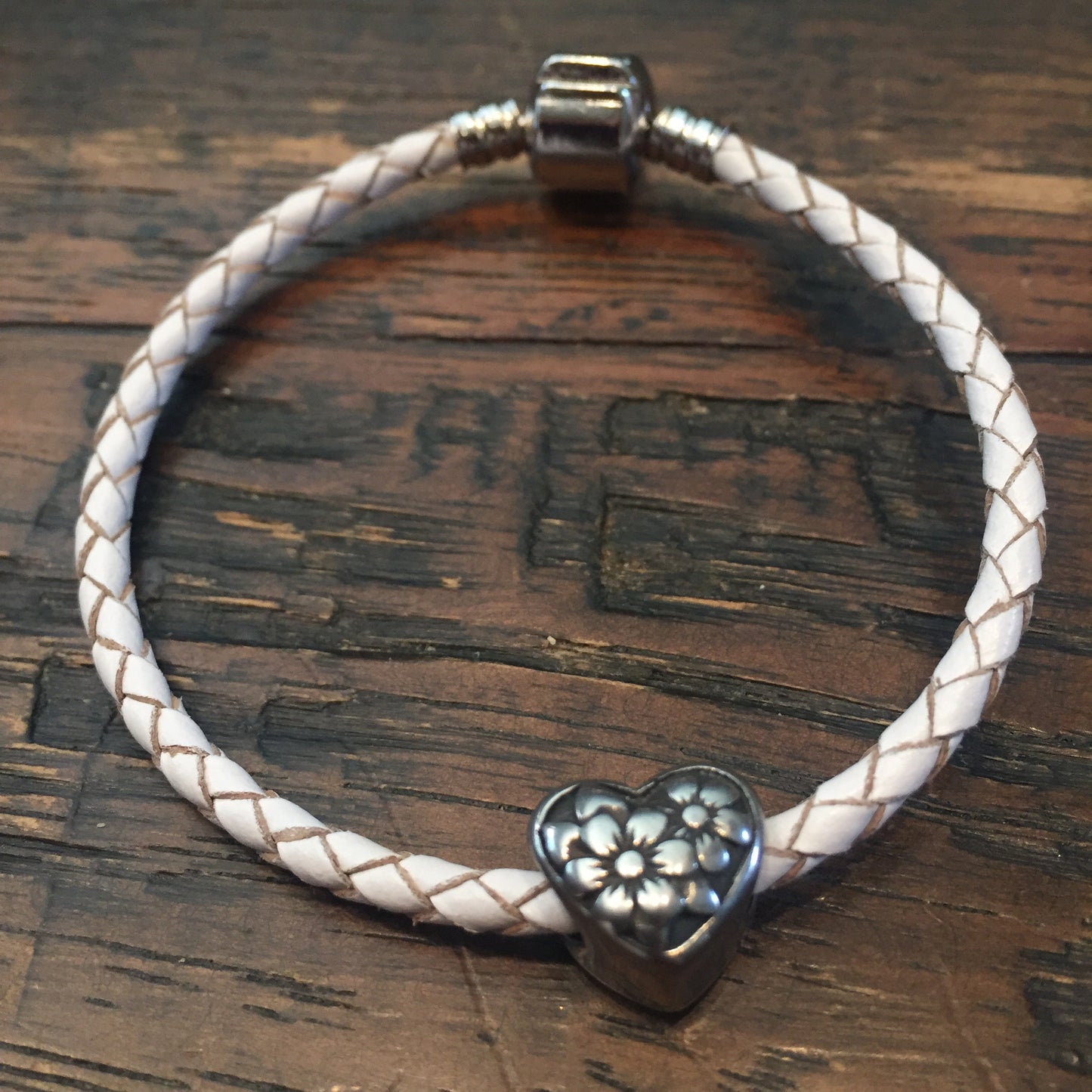Leather & Stainless Steel 7" Bracelets