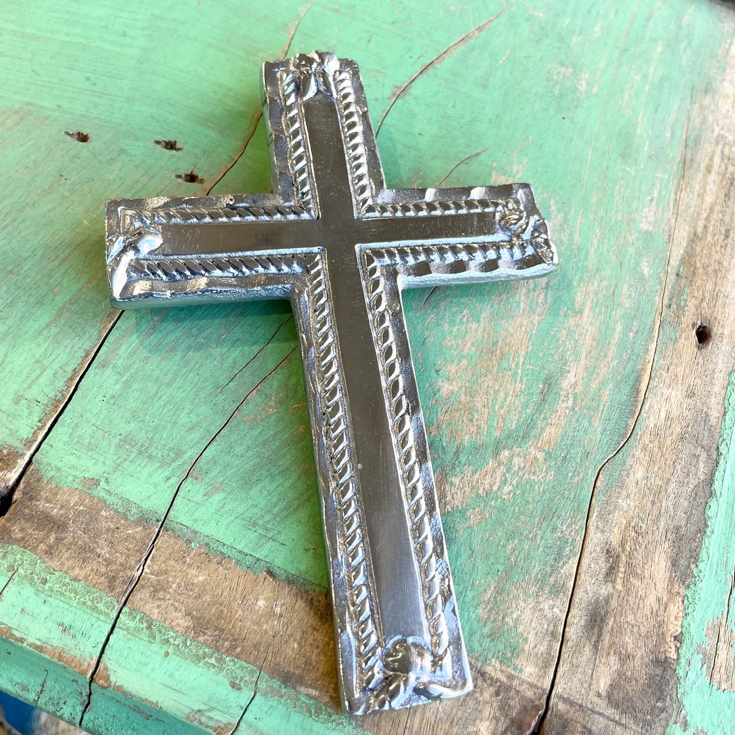 Simple Pewter Cross