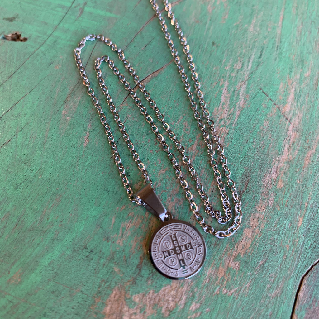 Small Saint Benedict Necklace