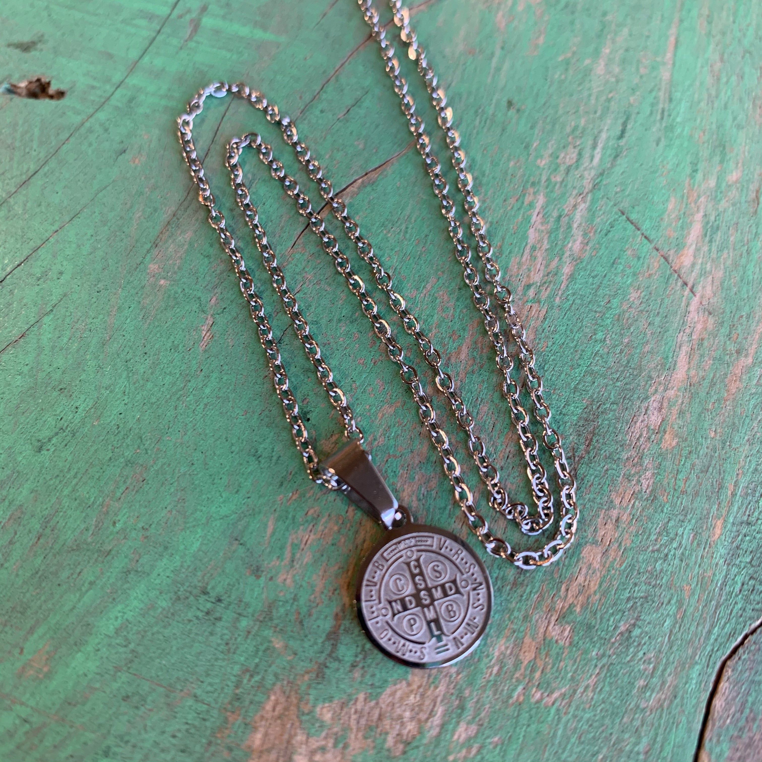 Small Saint Benedict Necklace