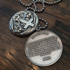 Stainless Steel Ball Chain Prayer Necklace