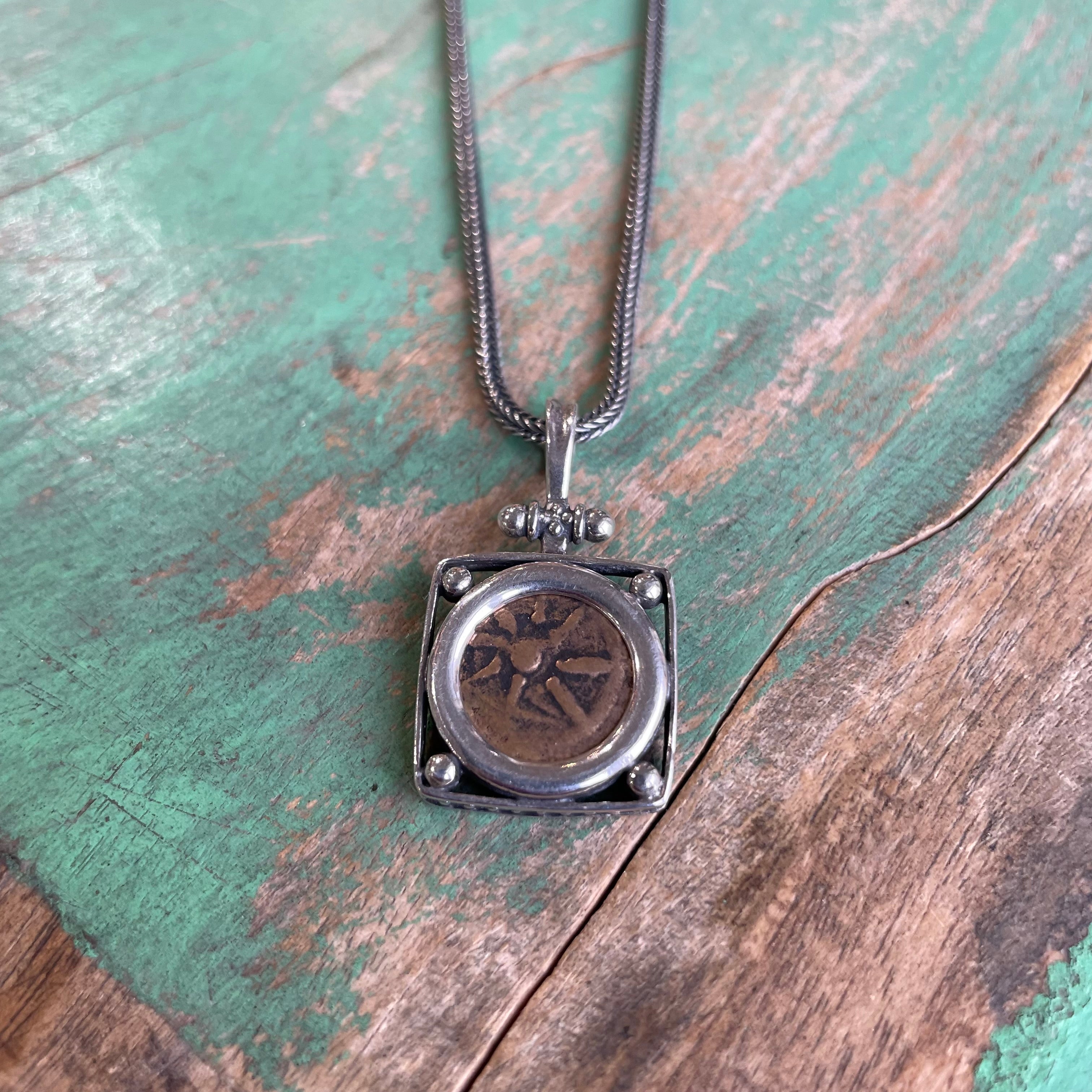 Sterling Silver Square Widow’s Mite