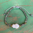 Ceramic Sacred Heart Adjustable Bracelet