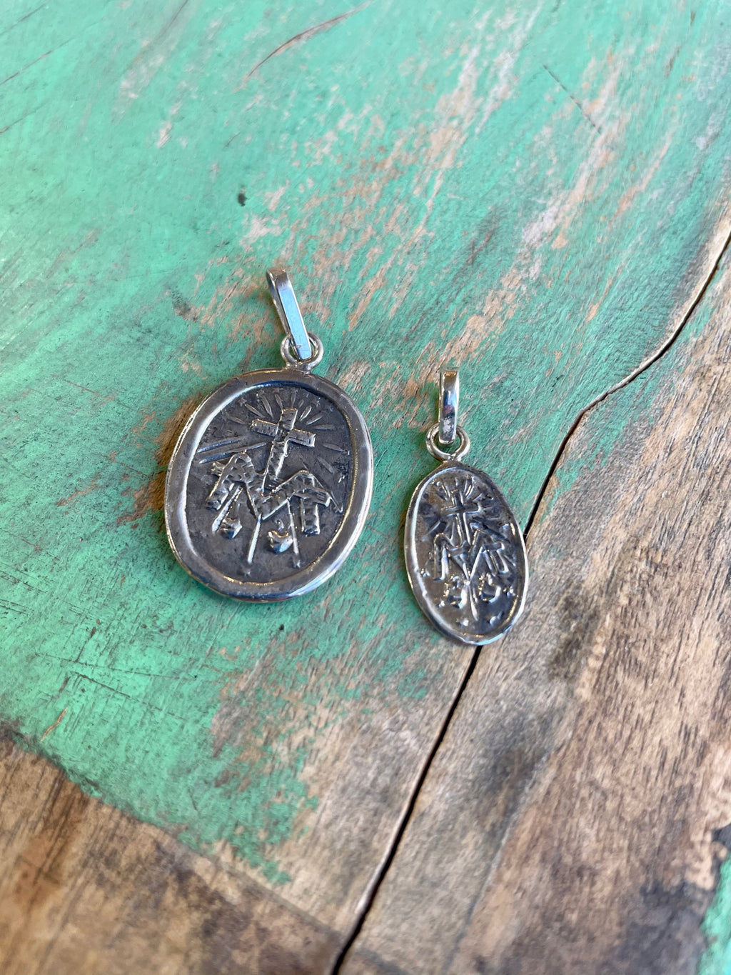Miraculous Medal Sterling Silver Pieces